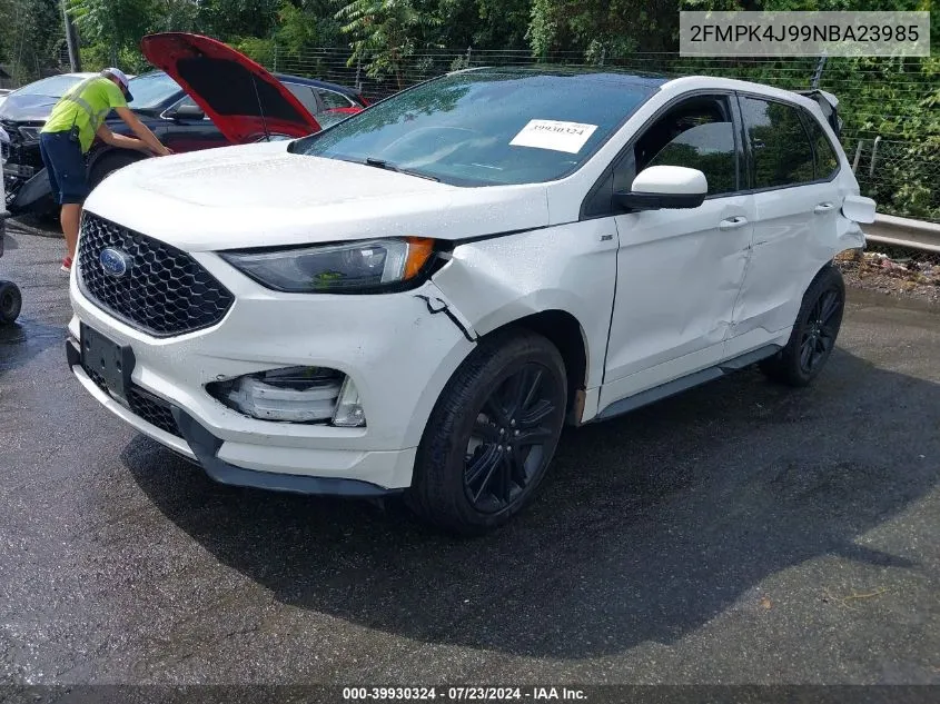 2022 Ford Edge St-Line VIN: 2FMPK4J99NBA23985 Lot: 39930324