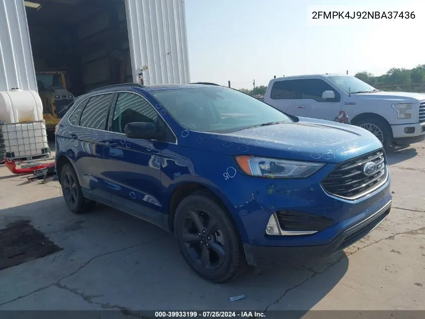 2FMPK4J92NBA37436 2022 Ford Edge Sel