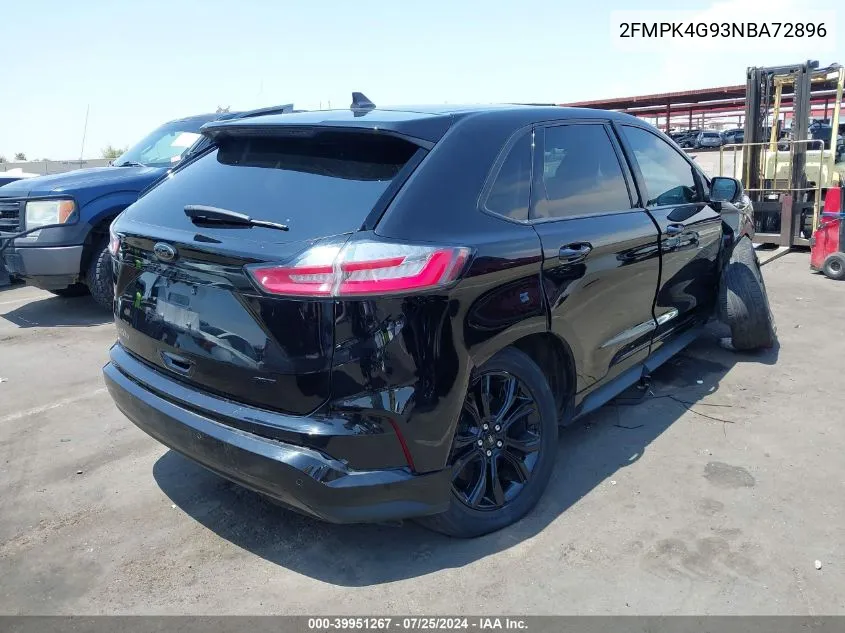 2FMPK4G93NBA72896 2022 Ford Edge Se