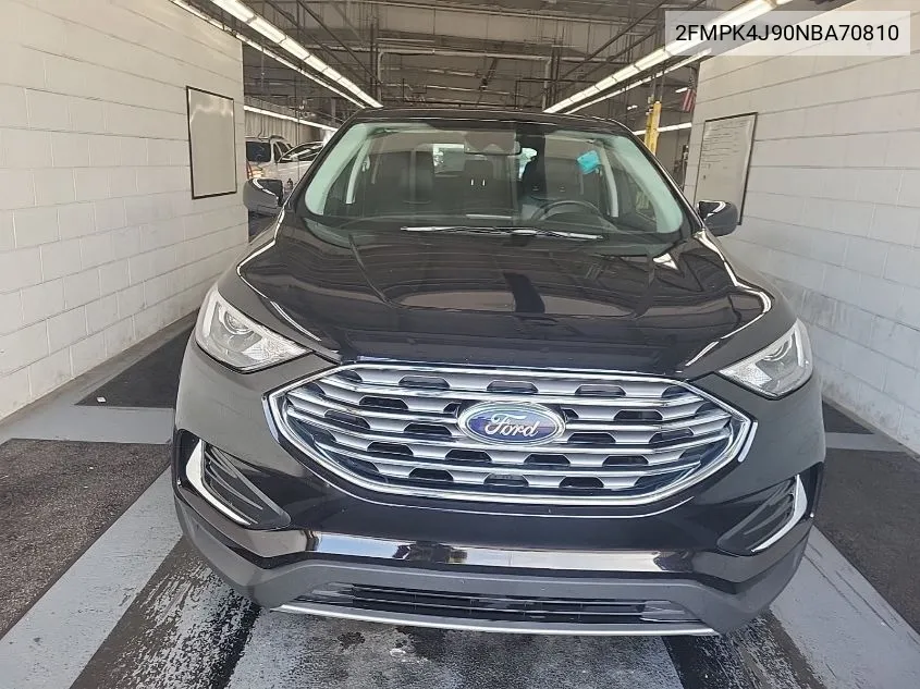 2022 Ford Edge Sel VIN: 2FMPK4J90NBA70810 Lot: 39954196