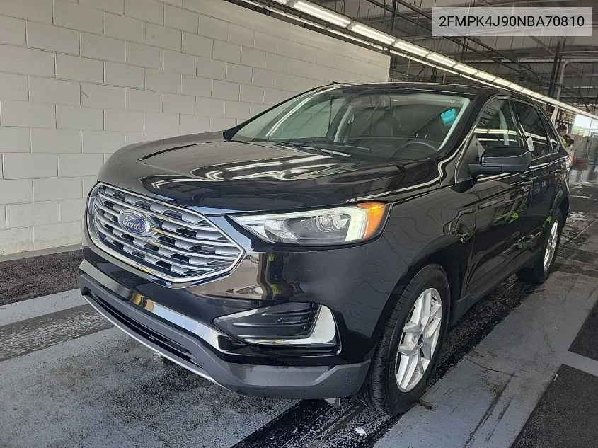 2022 Ford Edge Sel VIN: 2FMPK4J90NBA70810 Lot: 39954196