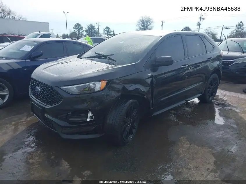 2FMPK4J93NBA45688 2022 Ford Edge St-Line