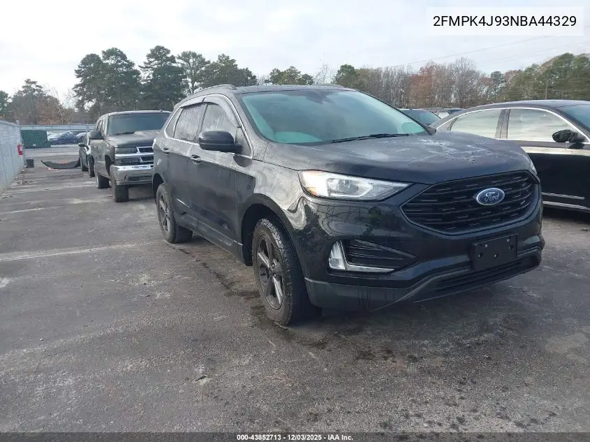 2FMPK4J93NBA44329 2022 Ford Edge Sel