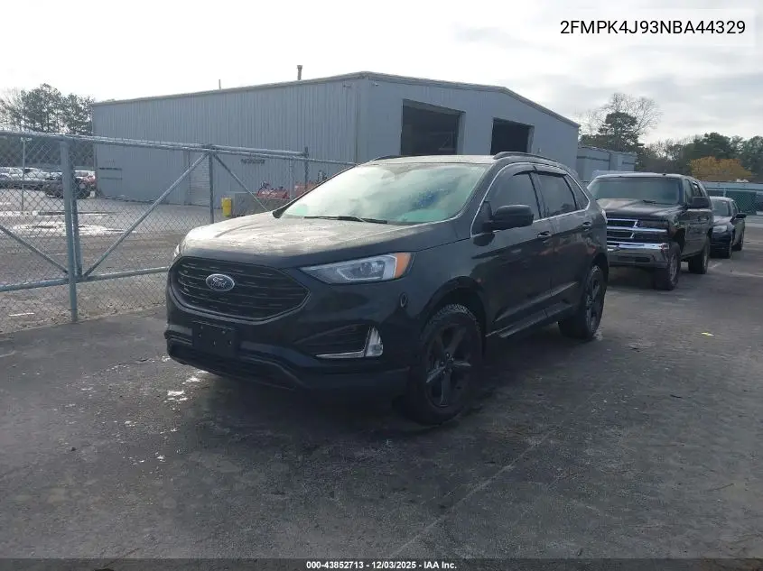 2FMPK4J93NBA44329 2022 Ford Edge Sel