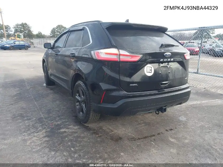 2FMPK4J93NBA44329 2022 Ford Edge Sel