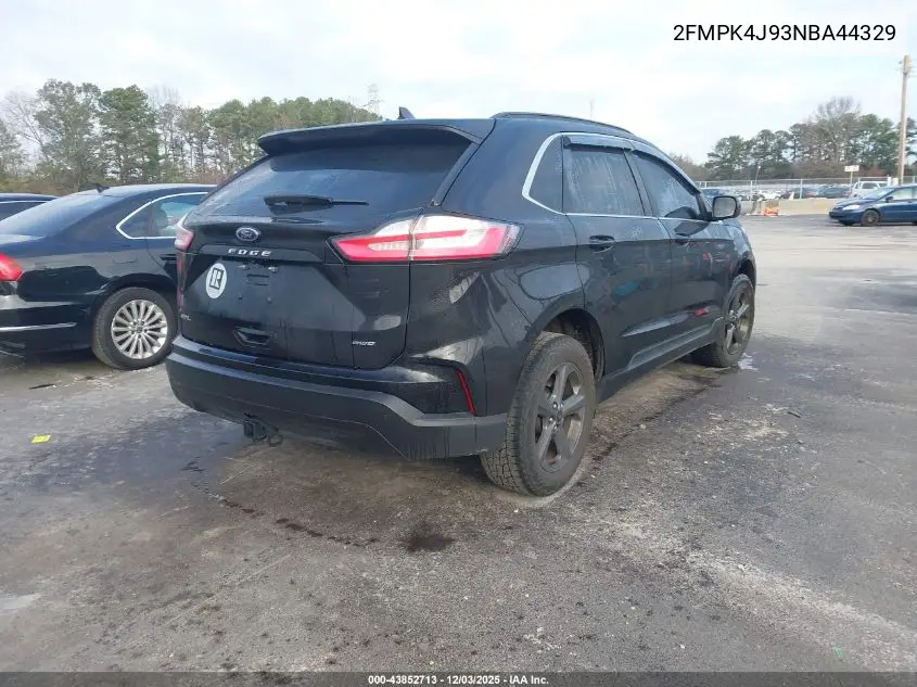 2FMPK4J93NBA44329 2022 Ford Edge Sel