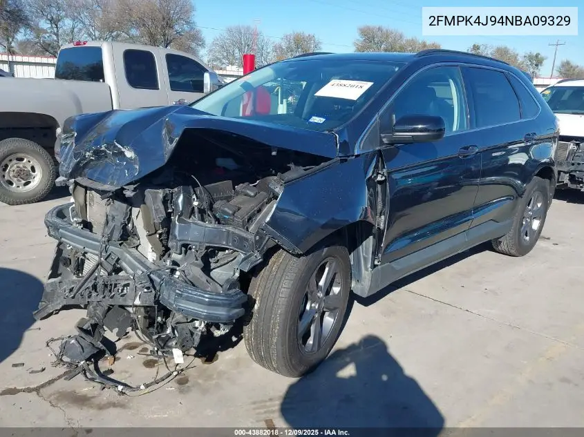 2FMPK4J94NBA09329 2022 Ford Edge Sel