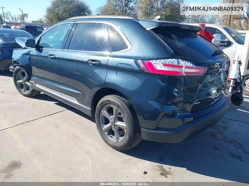 2FMPK4J94NBA09329 2022 Ford Edge Sel