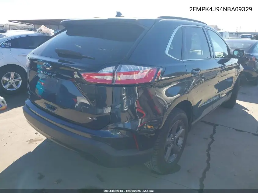 2FMPK4J94NBA09329 2022 Ford Edge Sel