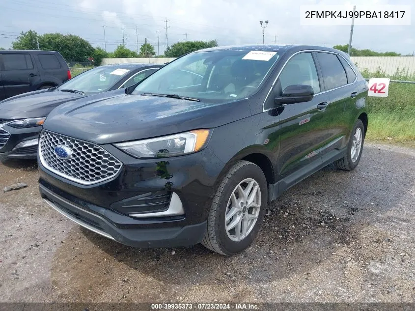 2023 Ford Edge Sel VIN: 2FMPK4J99PBA18417 Lot: 39935373