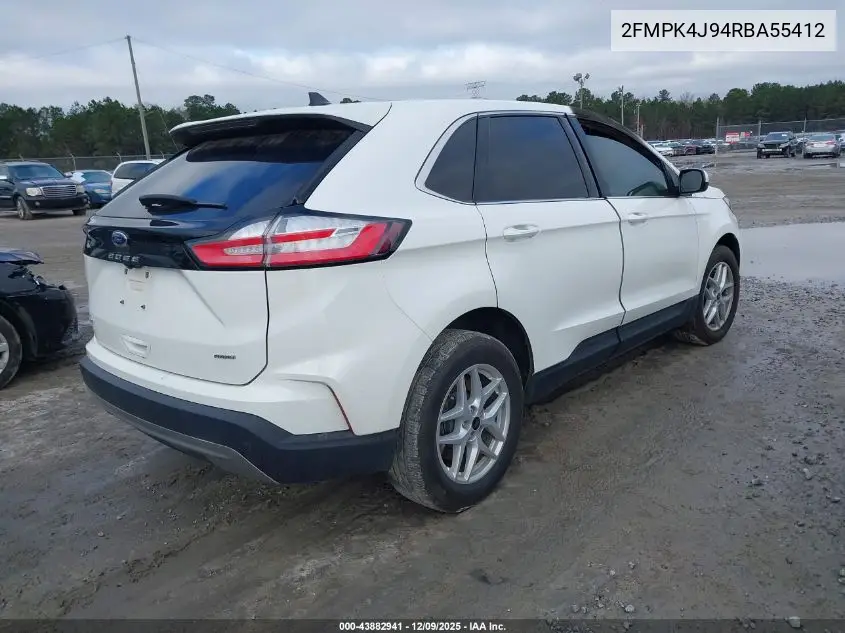2FMPK4J94RBA55412 2024 Ford Edge Sel