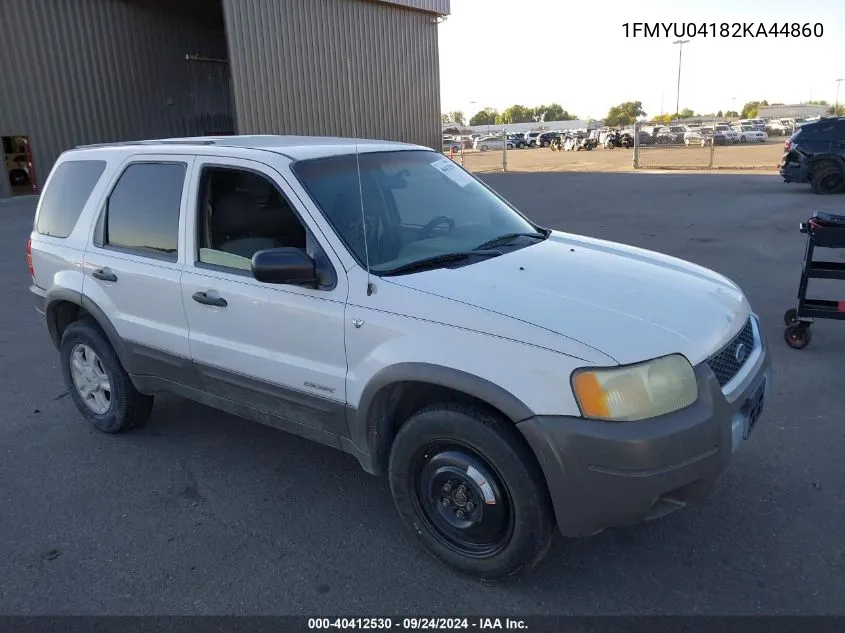 1FMYU04182KA44860 2002 Ford Escape Xlt