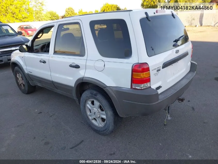 1FMYU04182KA44860 2002 Ford Escape Xlt