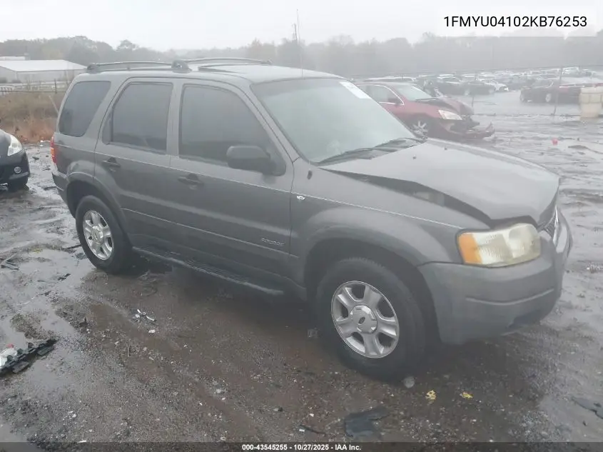 1FMYU04102KB76253 2002 Ford Escape Xlt