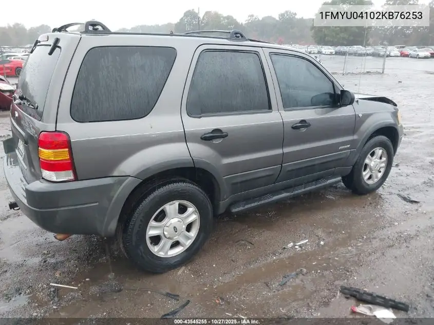 1FMYU04102KB76253 2002 Ford Escape Xlt
