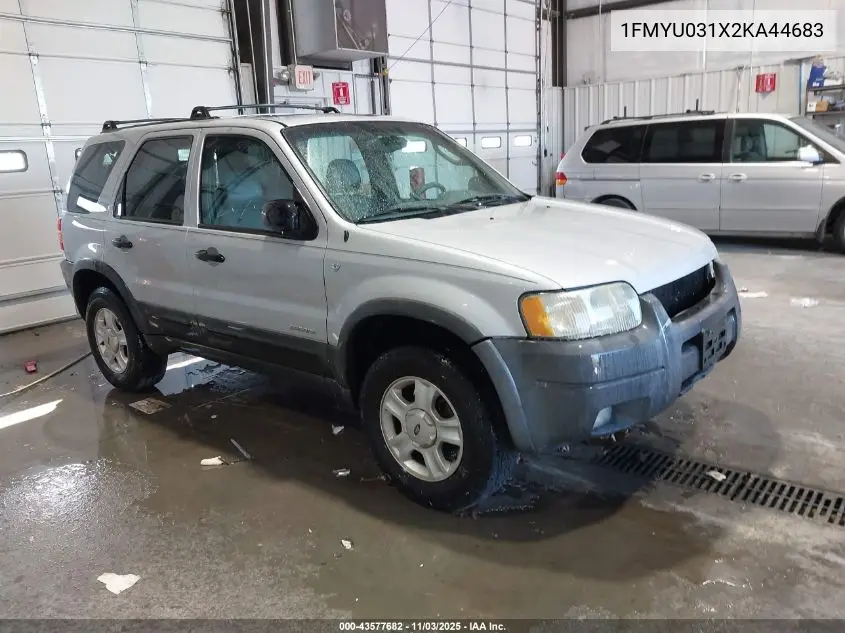1FMYU031X2KA44683 2002 Ford Escape Xlt