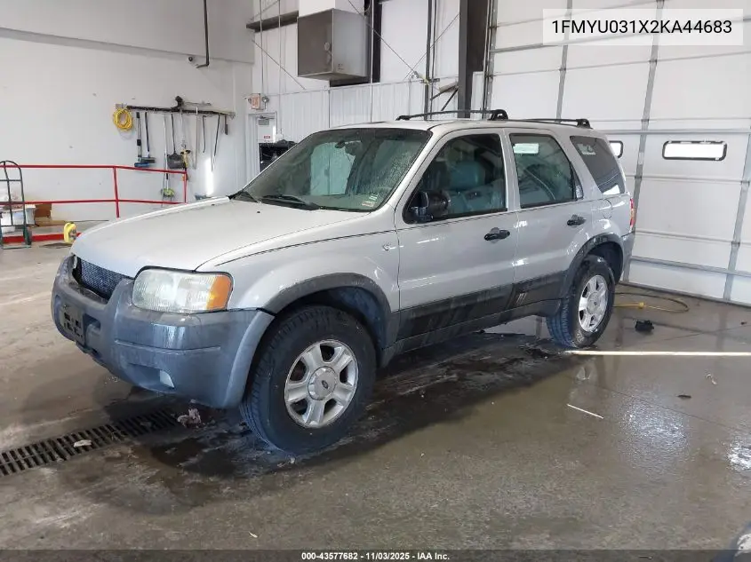 1FMYU031X2KA44683 2002 Ford Escape Xlt
