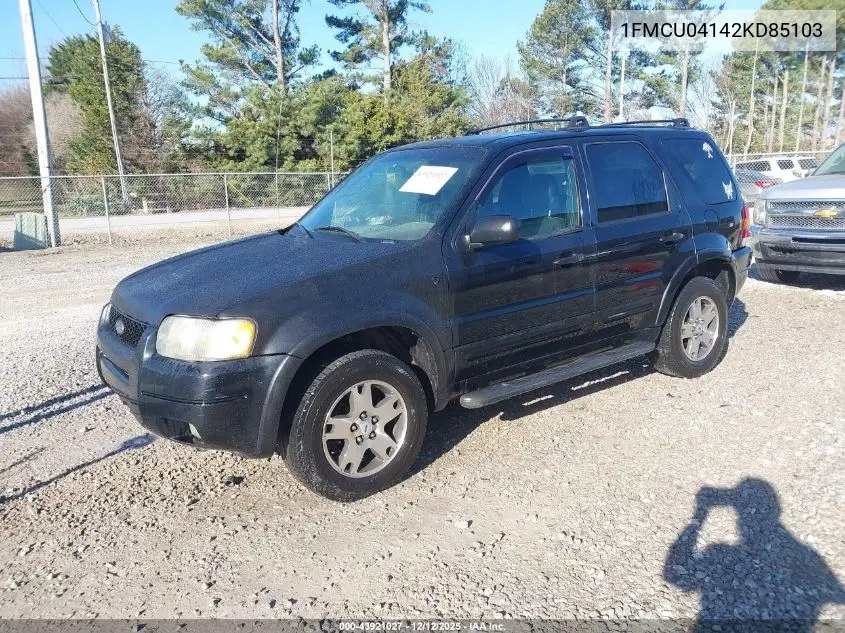 1FMCU04142KD85103 2002 Ford Escape Xlt