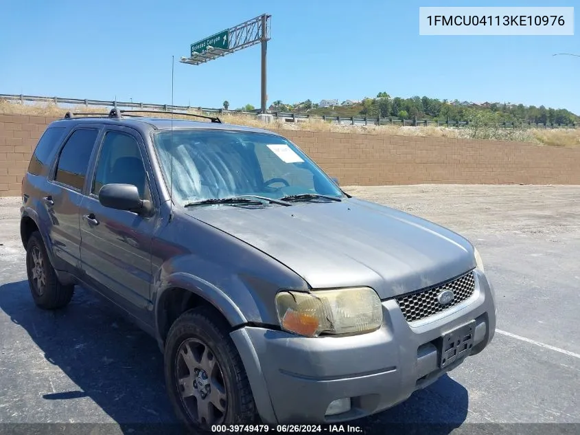 1FMCU04113KE10976 2003 Ford Escape Limited