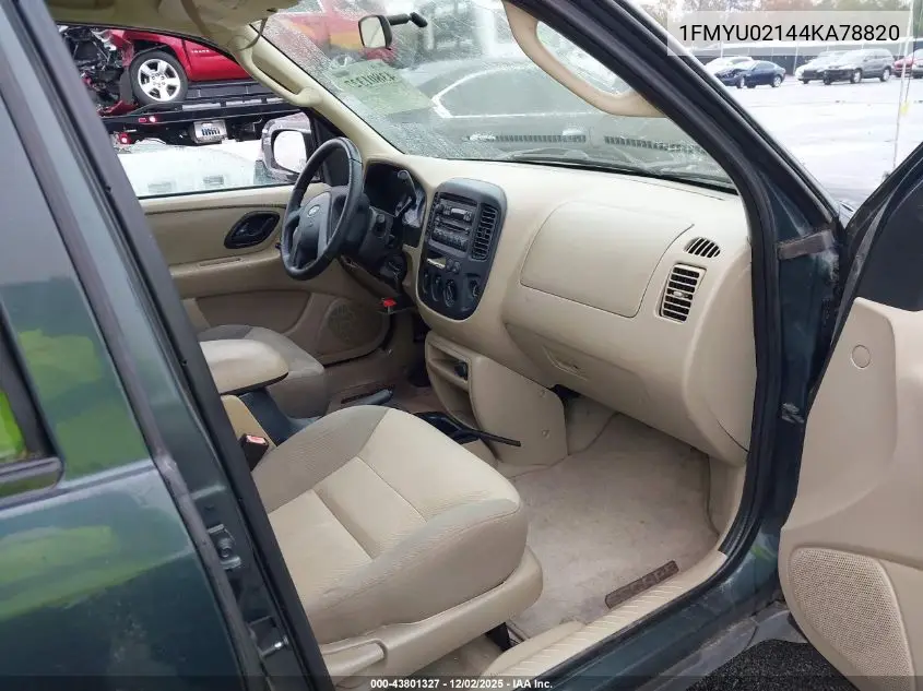 1FMYU02144KA78820 2004 Ford Escape Xls