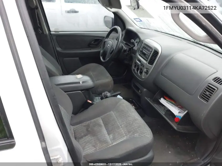 1FMYU03114KA72522 2004 Ford Escape Xlt