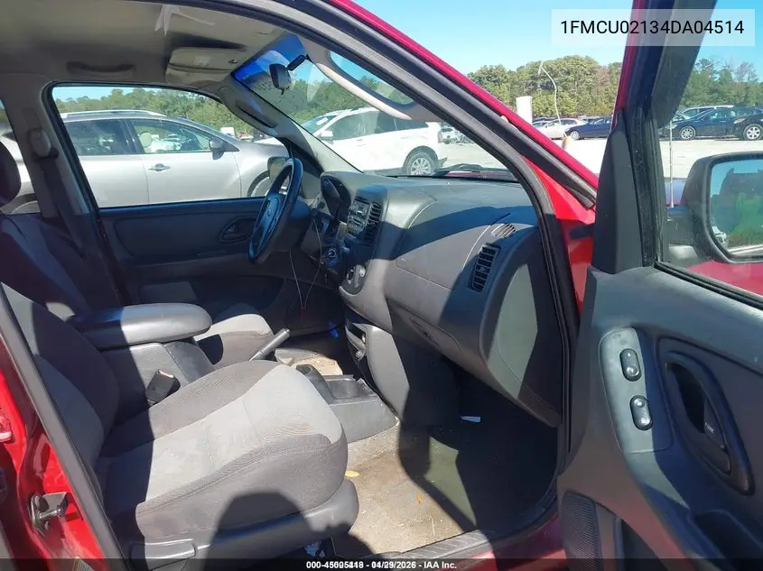 1FMCU02134DA04514 2004 Ford Escape Xls