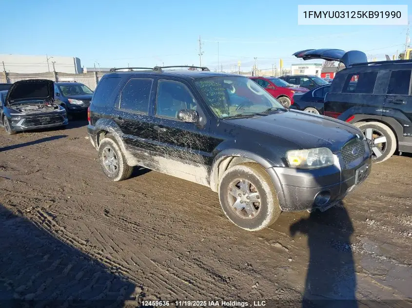 1FMYU03125KB91990 2005 Ford Escape Xlt
