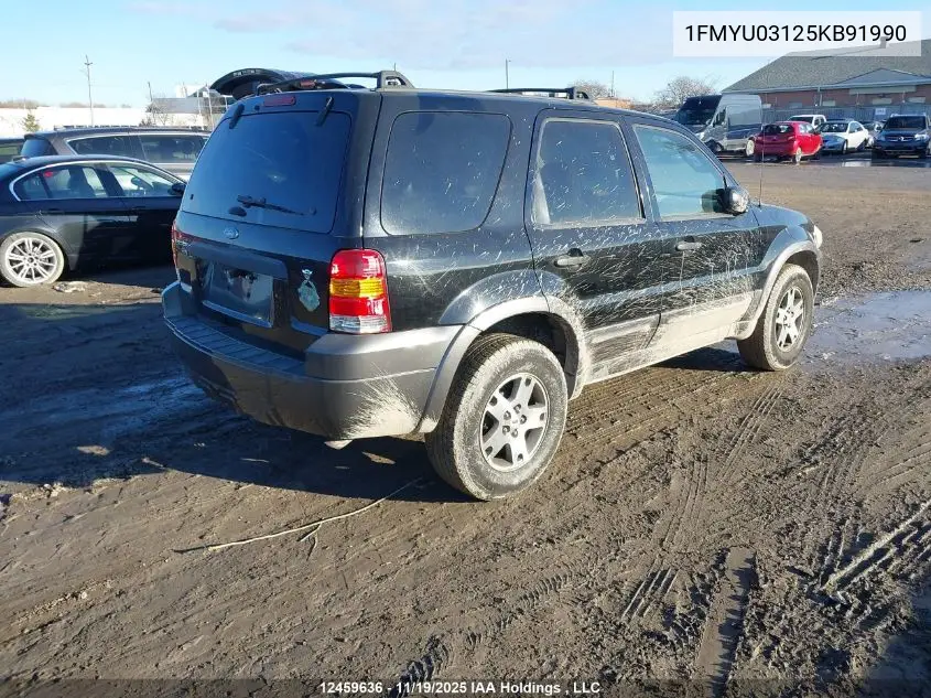1FMYU03125KB91990 2005 Ford Escape Xlt