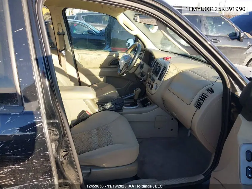 1FMYU03125KB91990 2005 Ford Escape Xlt