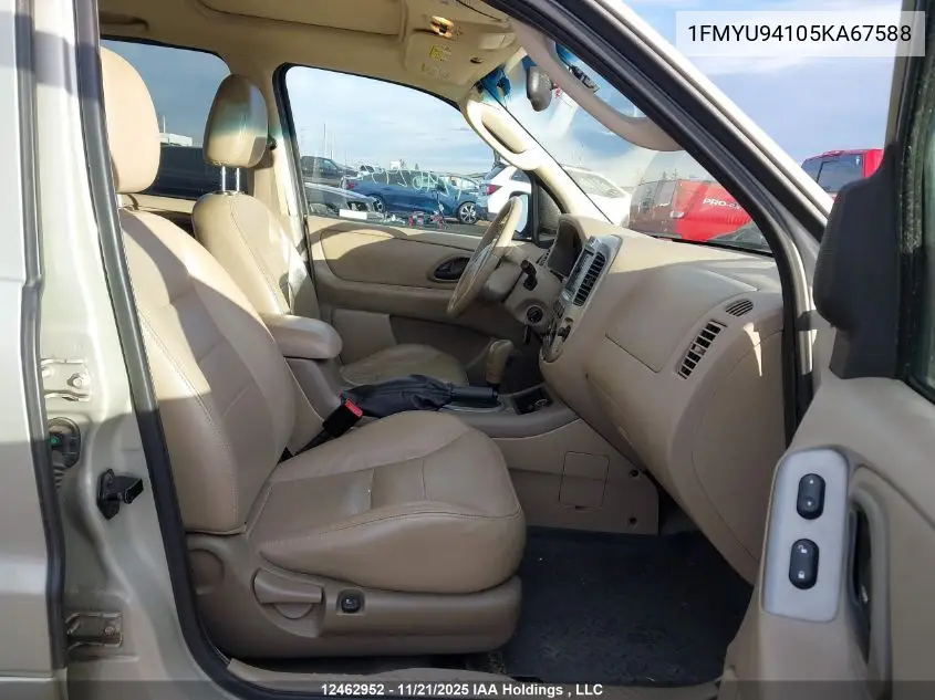 1FMYU94105KA67588 2005 Ford Escape Limited