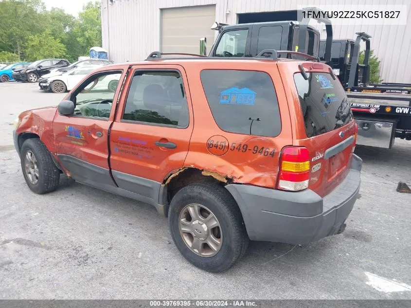 1FMYU92Z25KC51827 2005 Ford Escape Xls