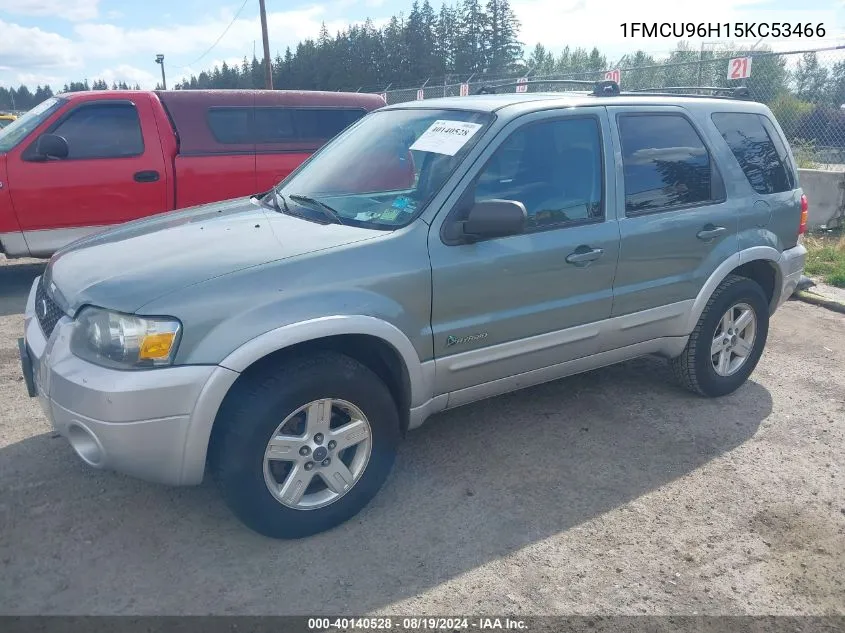 1FMCU96H15KC53466 2005 Ford Escape Hybrid