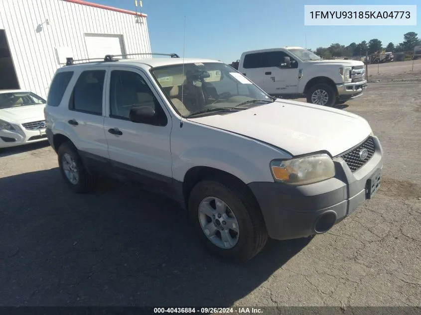 1FMYU93185KA04773 2005 Ford Escape Xlt