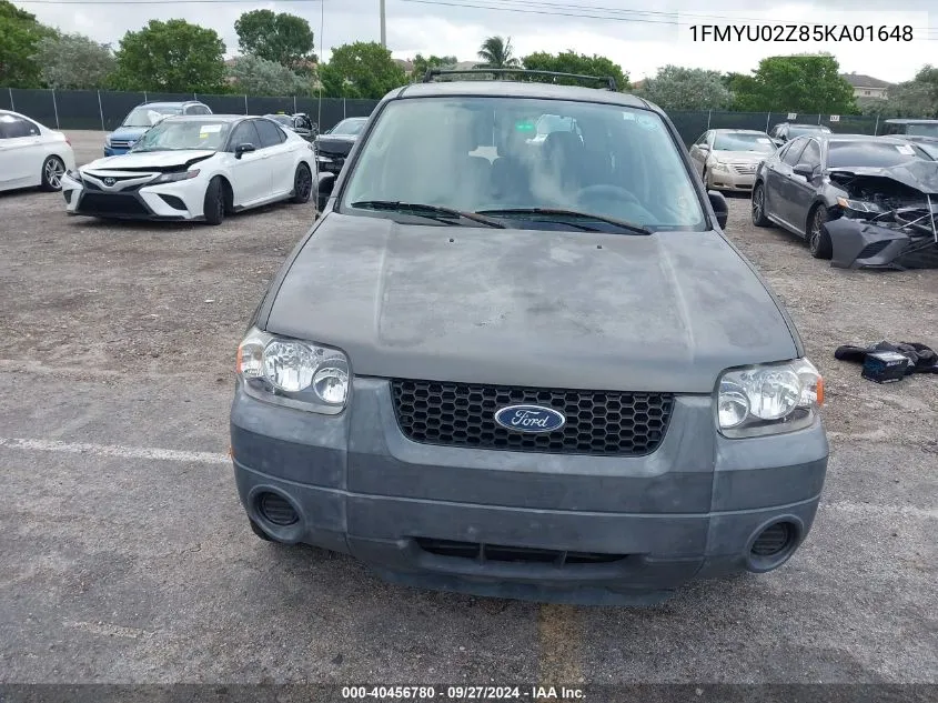 1FMYU02Z85KA01648 2005 Ford Escape Xls