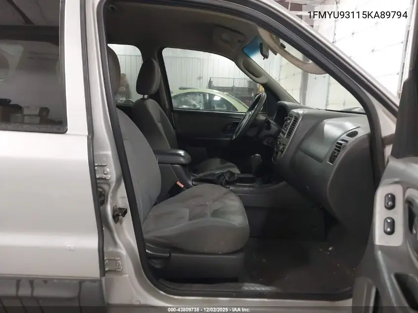 1FMYU93115KA89794 2005 Ford Escape Xlt