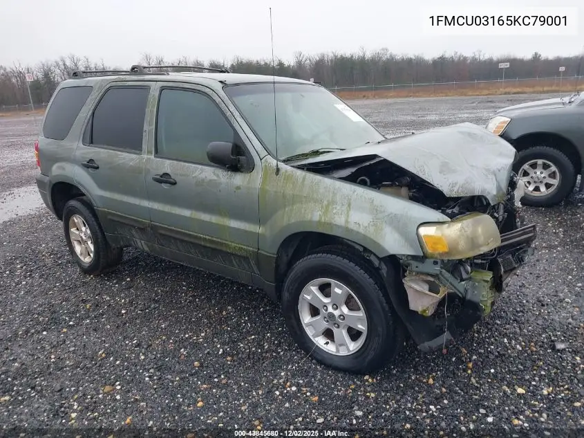 1FMCU03165KC79001 2005 Ford Escape Xlt