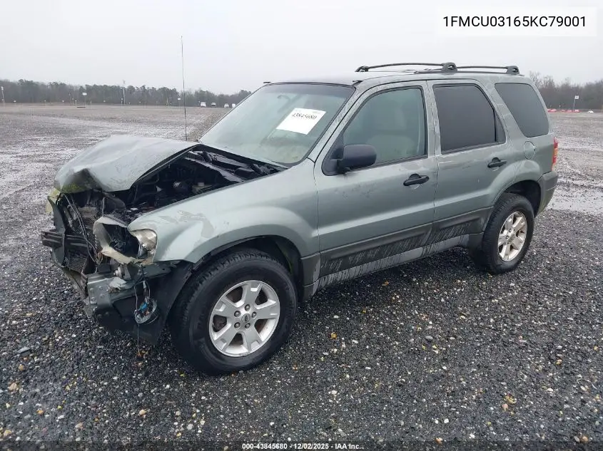 1FMCU03165KC79001 2005 Ford Escape Xlt