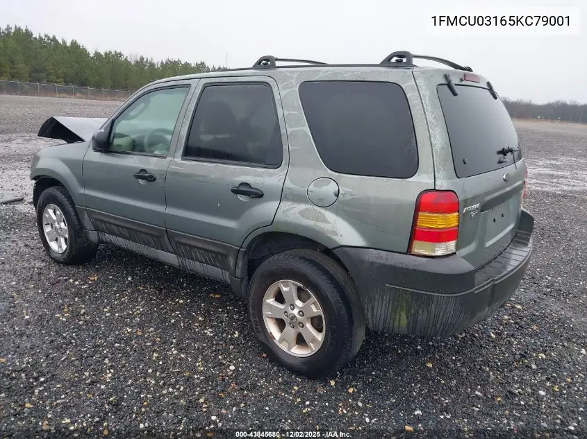 1FMCU03165KC79001 2005 Ford Escape Xlt
