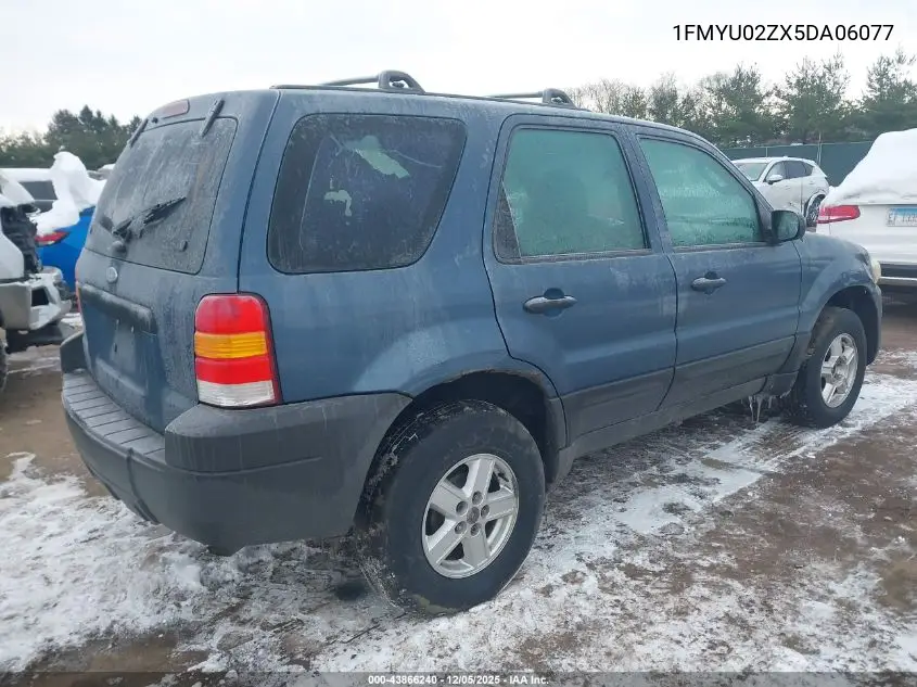 1FMYU02ZX5DA06077 2005 Ford Escape Xls