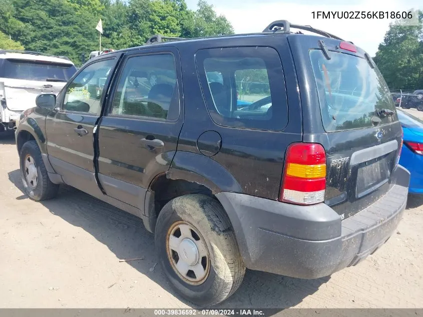 1FMYU02Z56KB18606 2006 Ford Escape Xls/Xls Manual