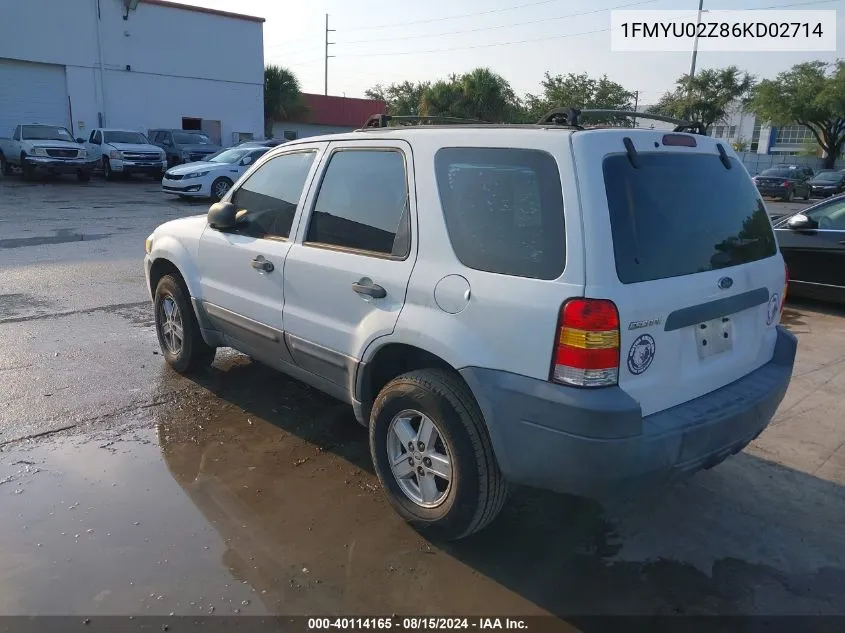 1FMYU02Z86KD02714 2006 Ford Escape Xls/Xls Manual