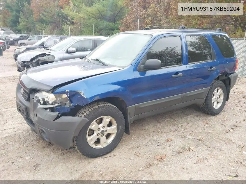 1FMYU93157KB59204 2007 Ford Escape Xlt/Xlt Sport