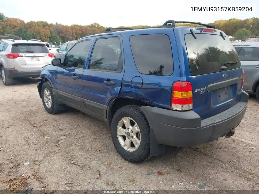 1FMYU93157KB59204 2007 Ford Escape Xlt/Xlt Sport