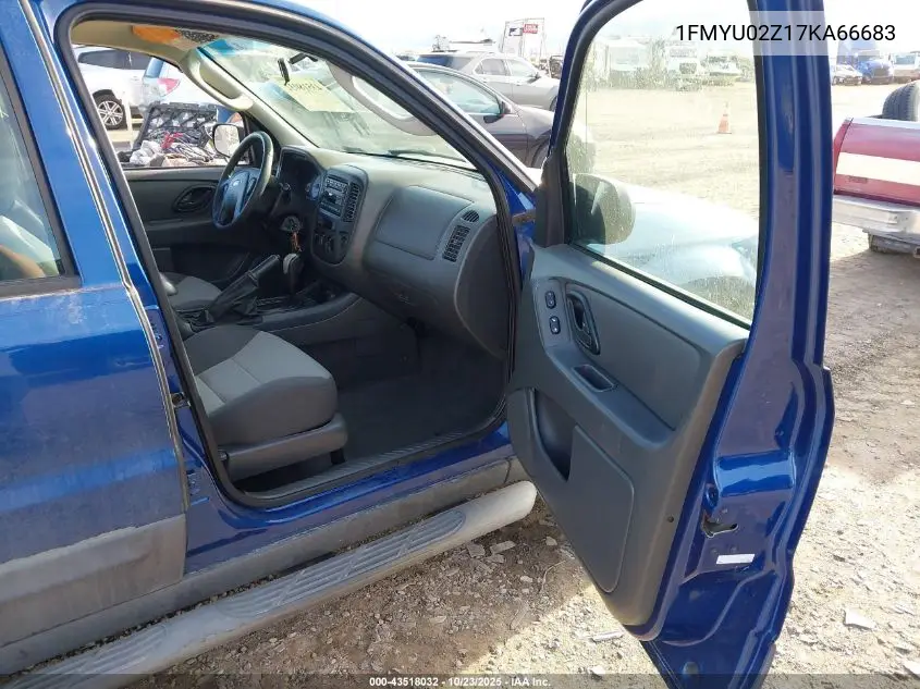 1FMYU02Z17KA66683 2007 Ford Escape Xls/Xls Manual