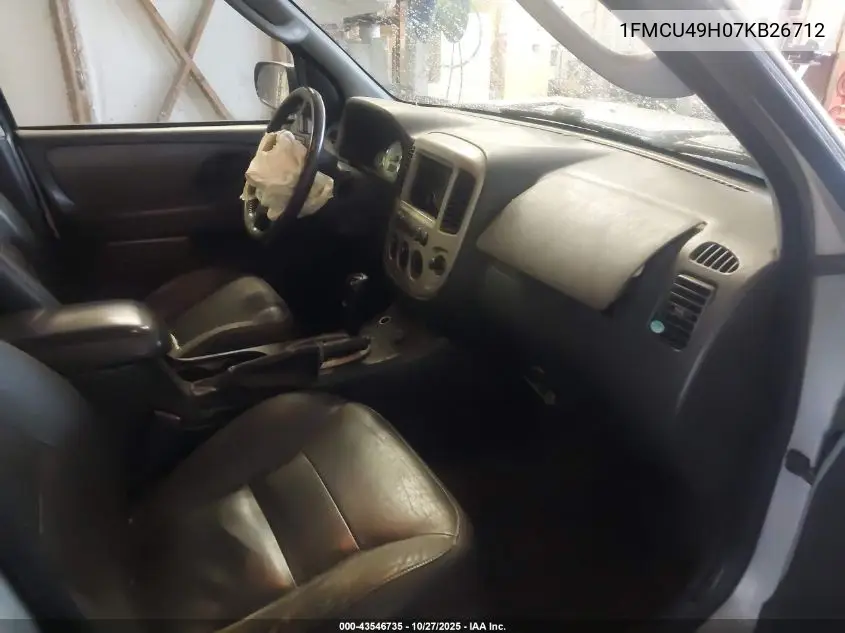 1FMCU49H07KB26712 2007 Ford Escape Hybrid