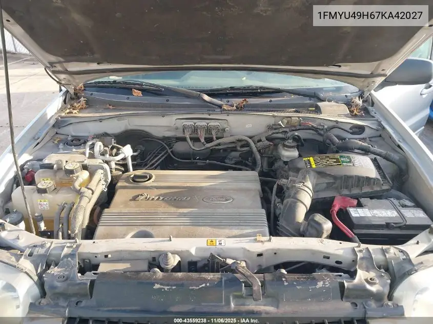 1FMYU49H67KA42027 2007 Ford Escape Hybrid