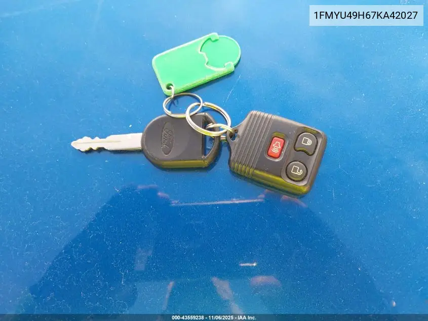 1FMYU49H67KA42027 2007 Ford Escape Hybrid