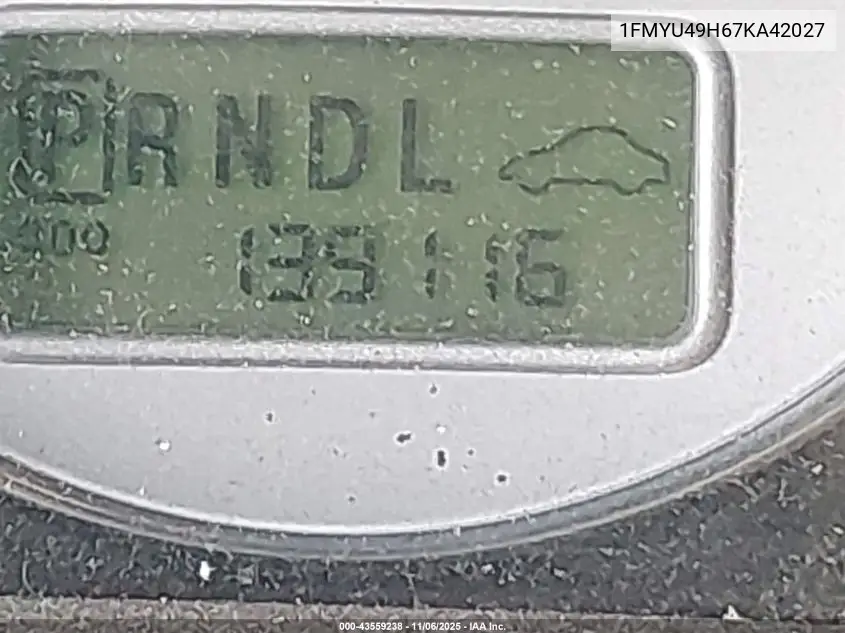 1FMYU49H67KA42027 2007 Ford Escape Hybrid