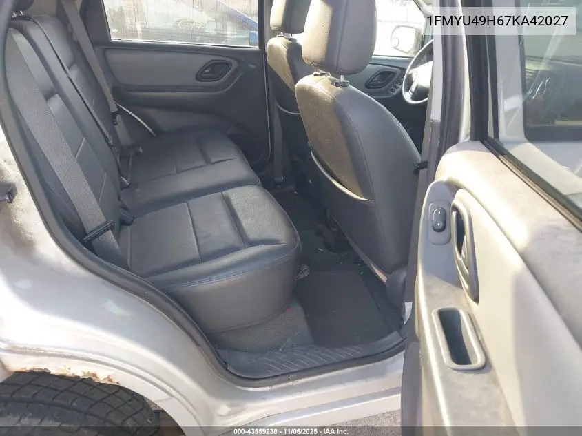 1FMYU49H67KA42027 2007 Ford Escape Hybrid