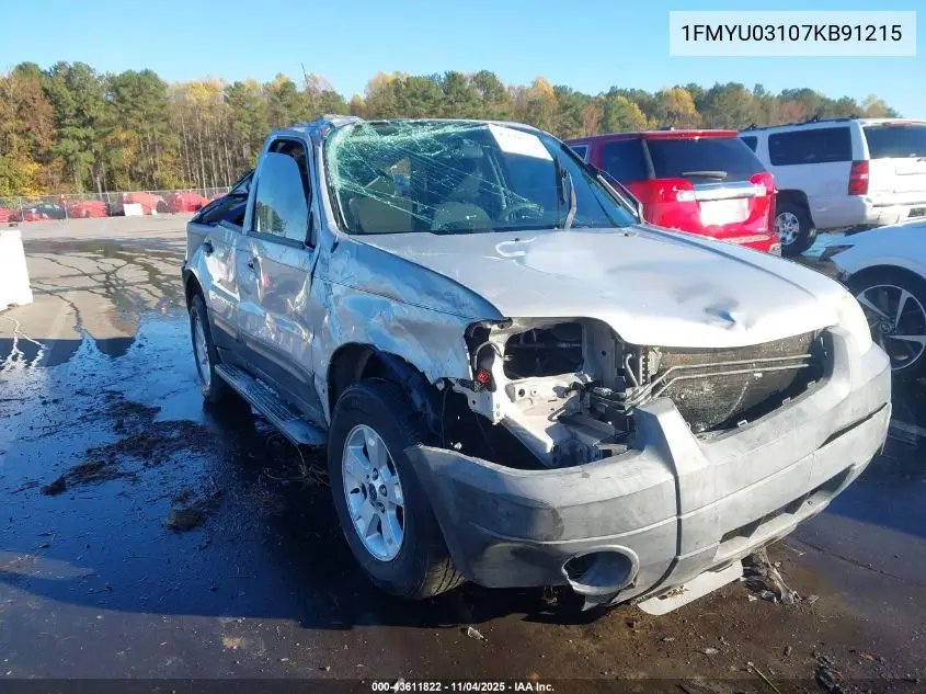 1FMYU03107KB91215 2007 Ford Escape Xlt/Xlt Sport